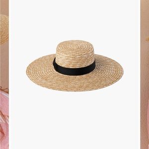 Lack of color boater hat